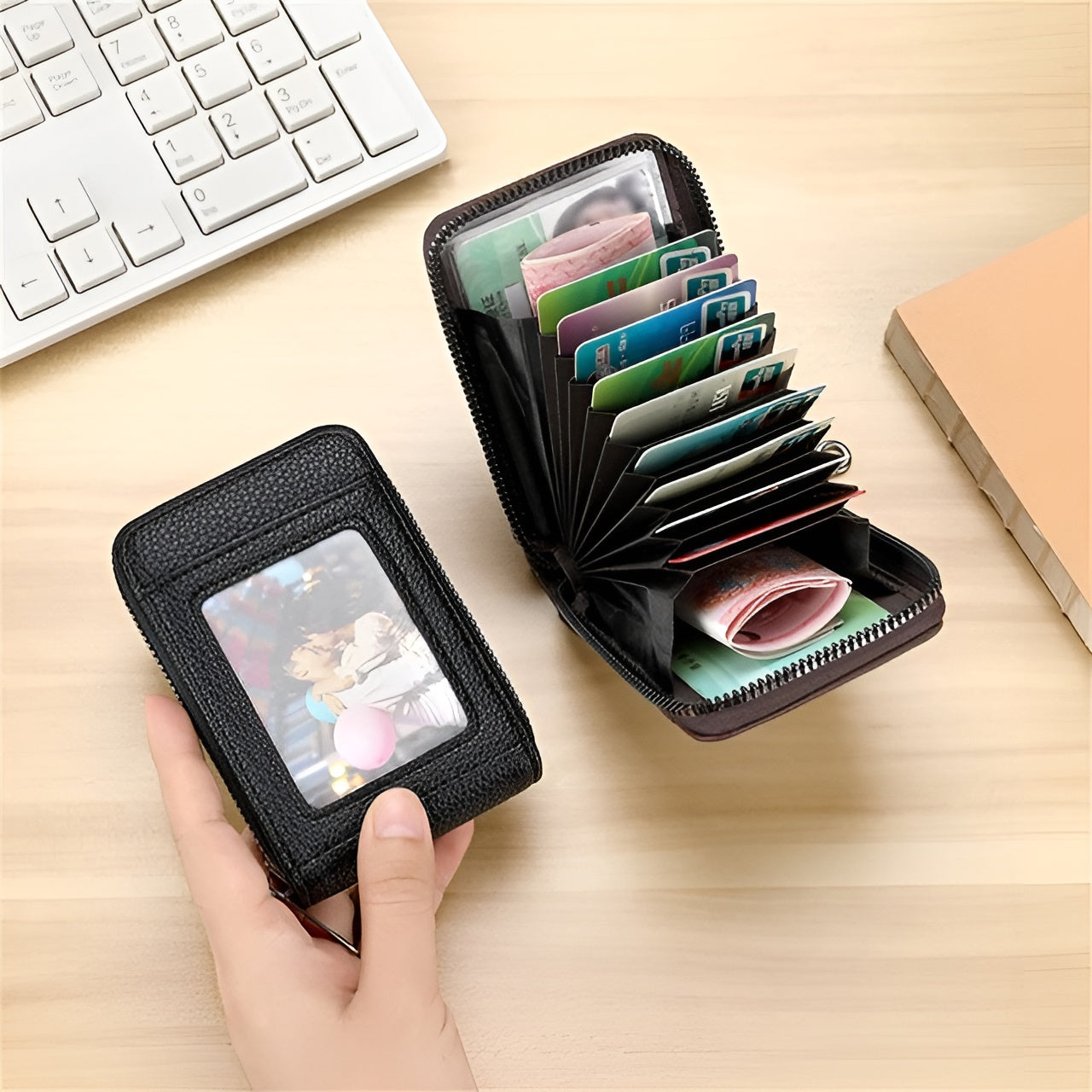 Cartera Portatarjetas con Cremallera – Comprar online en NQLN Store Venezuela con envío a todo el país