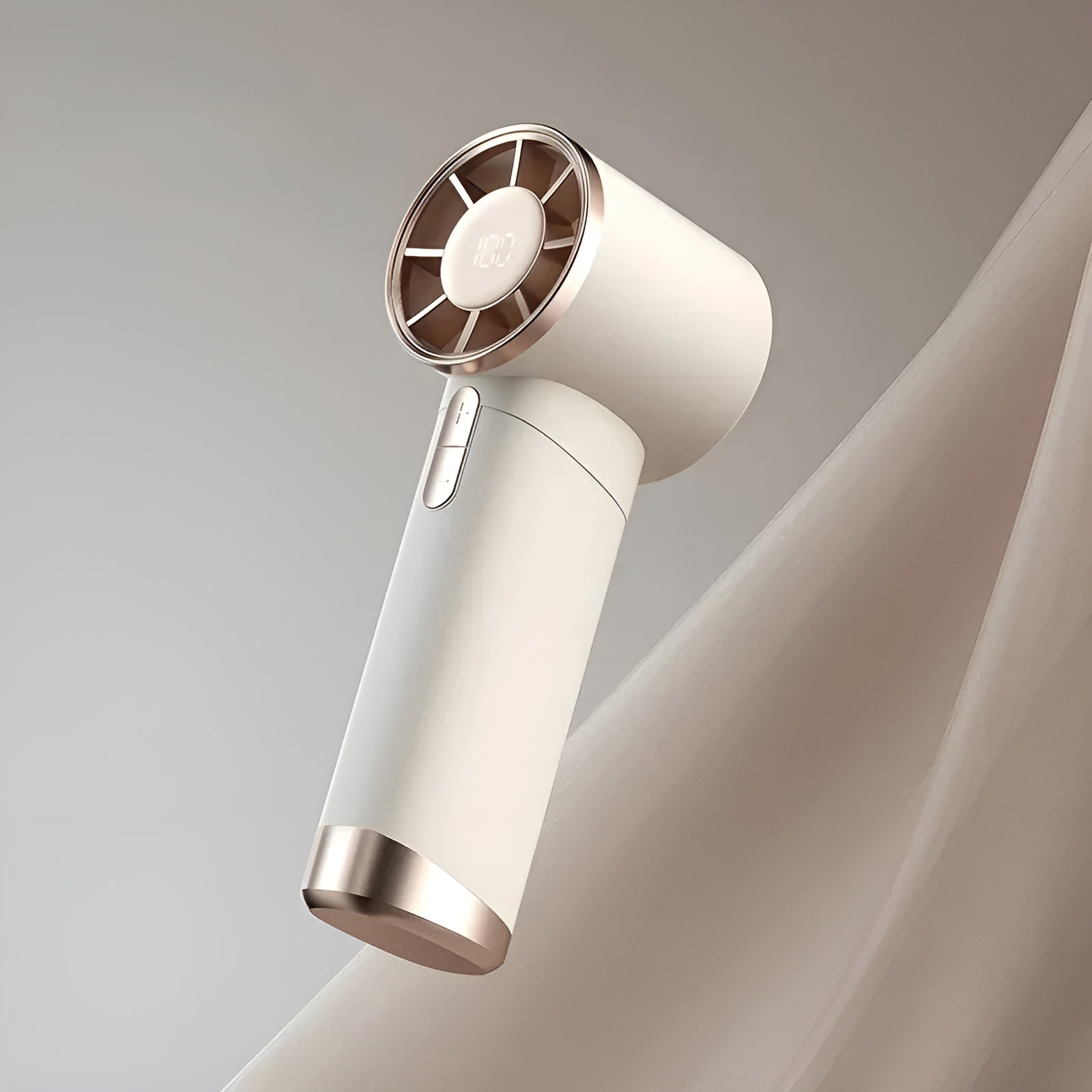 Ventilador de mano recargable – Vista adicional – Disponible en NQLN Store Venezuela