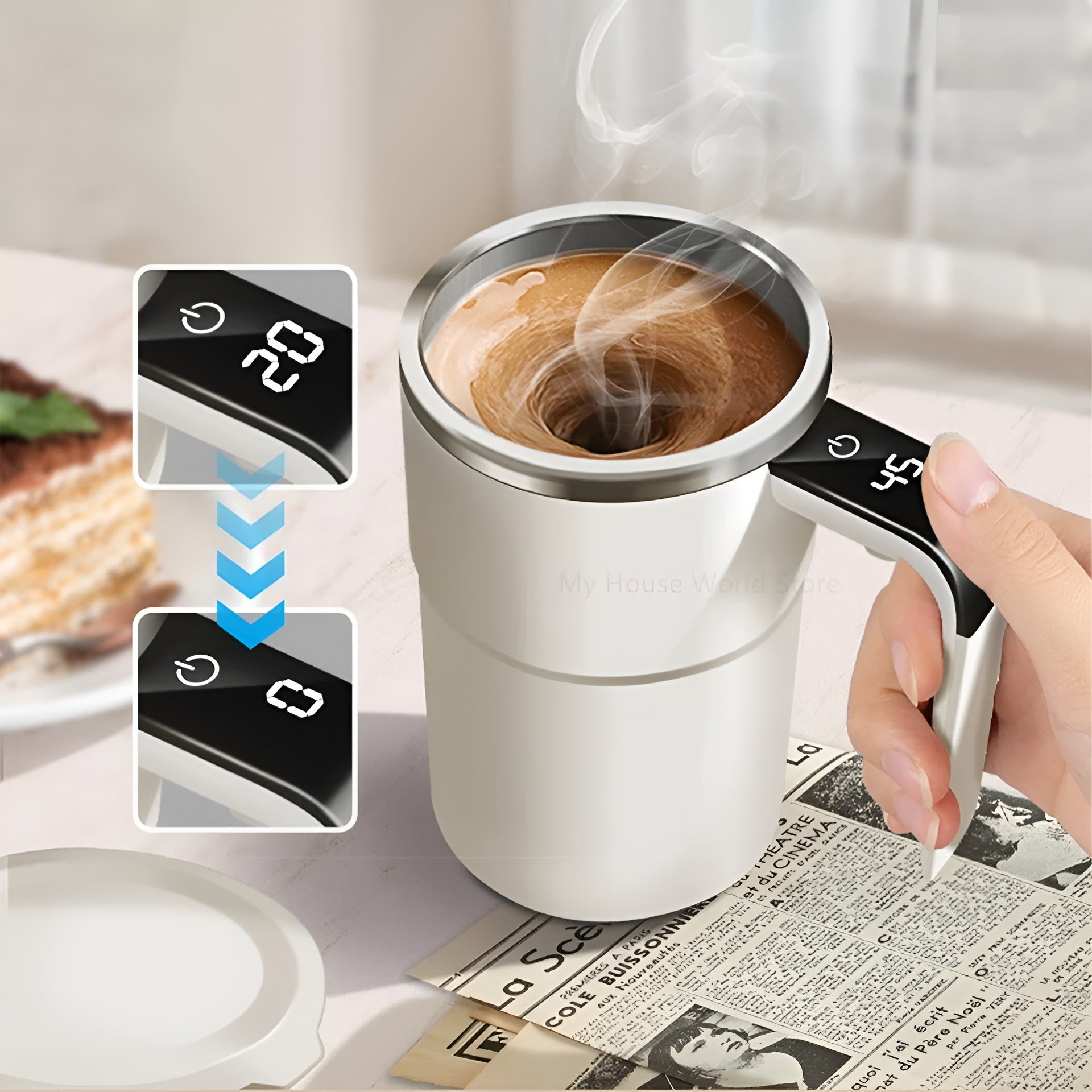 Taza de Café Eléctrica con Carga USB – Comprar en Caracas, Margarita y toda Venezuela – NQLN Store