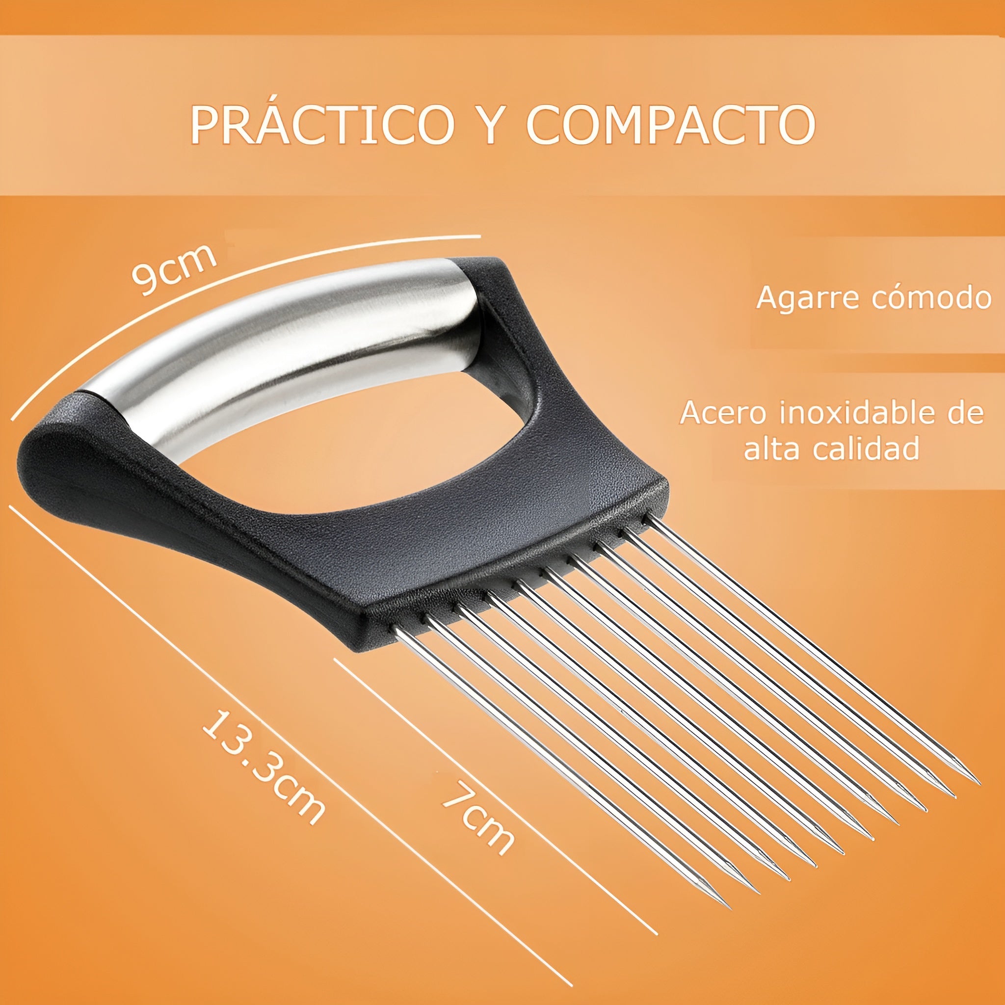 Soporte acero inoxidable para rebanar cebollas para cocina – Comprar en Caracas, Margarita y toda Venezuela – NQLN Store