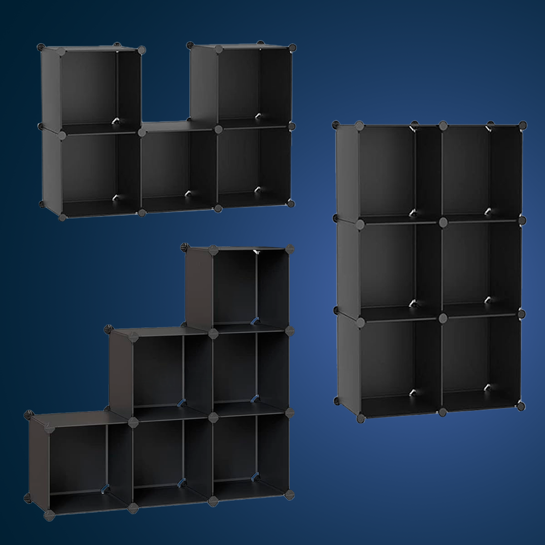 Estanteria de cubos modular Vauli (6 piezas) – Vista de cerca del producto – NQLN Store