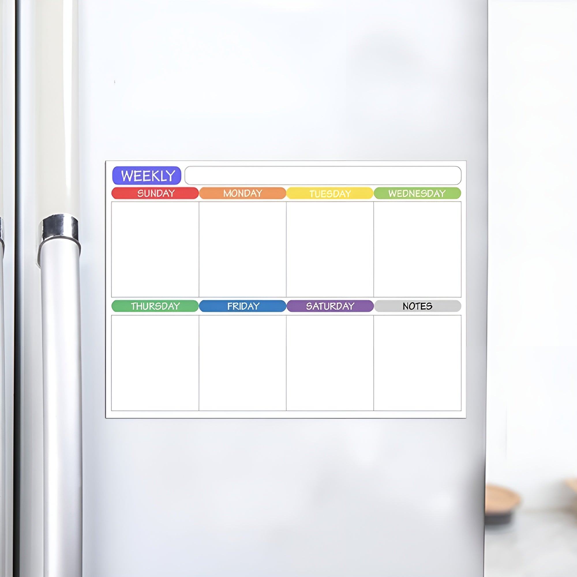 Calendario semanal magnetico para nevera – Tienda online NQLN Store Venezuela