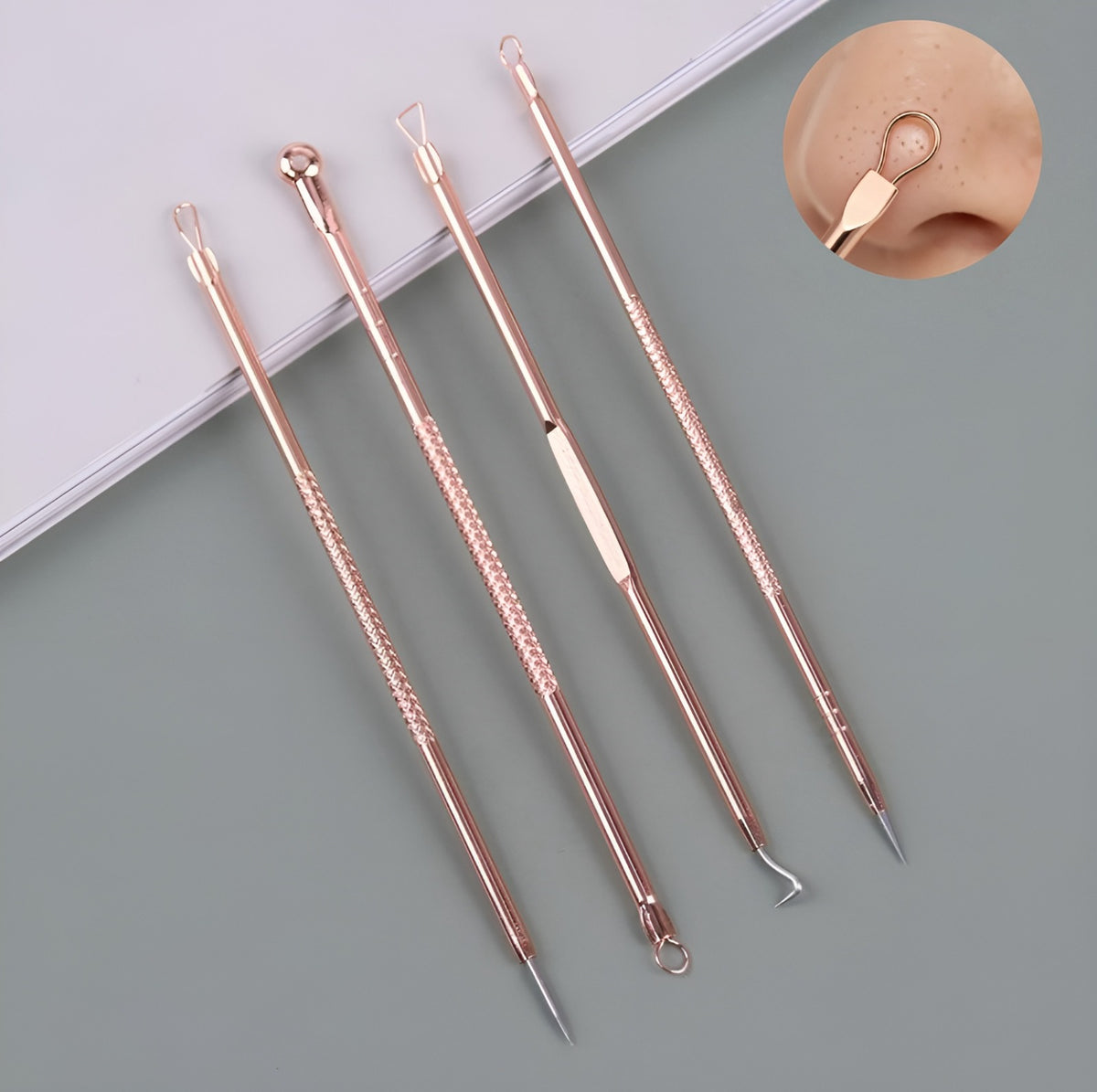 Kit extracción de Acné de 4 Piezas – Presentación del producto – Comprar en NQLN Store
