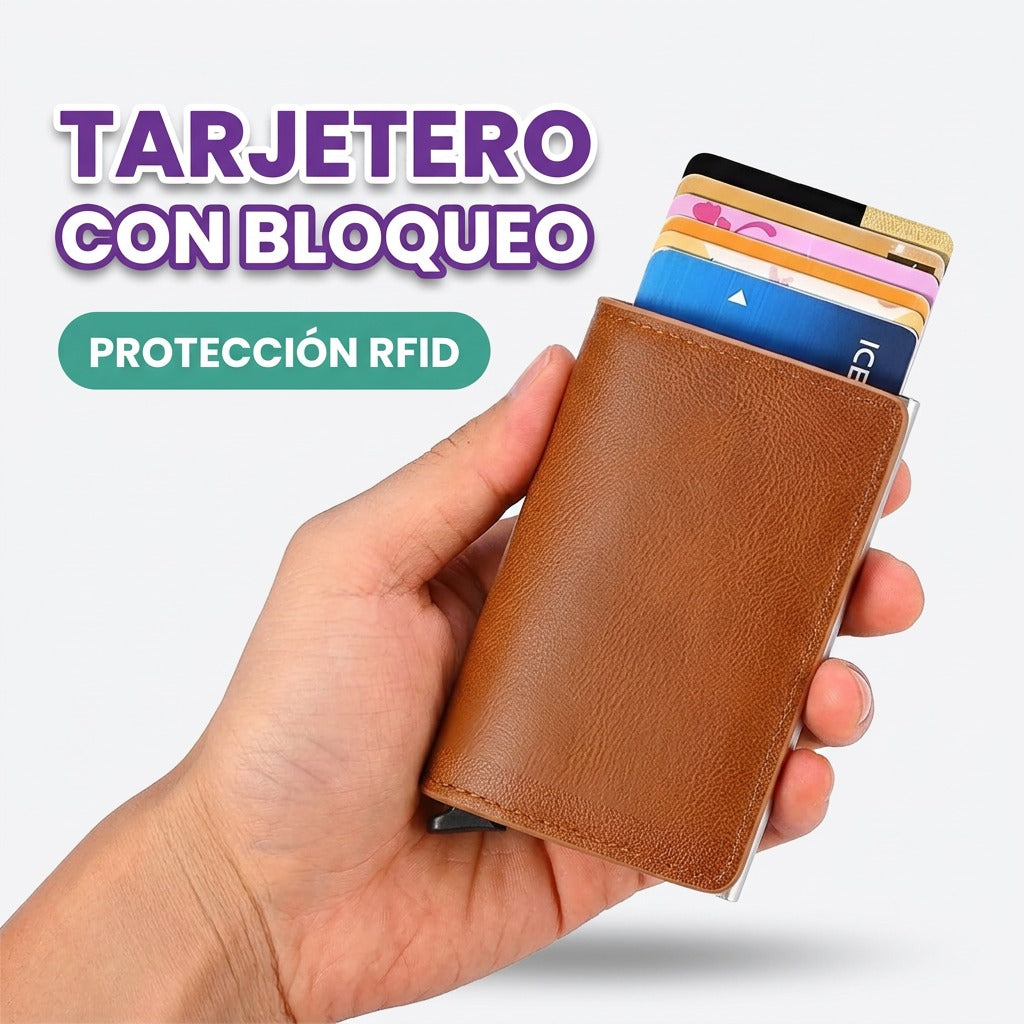 Tarjetero para hombre con bloqueo