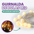 Guirnalda de bolas LED con alimentacion USB