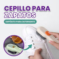 Cepillo multifuncional para zapatos con caja de líquidos