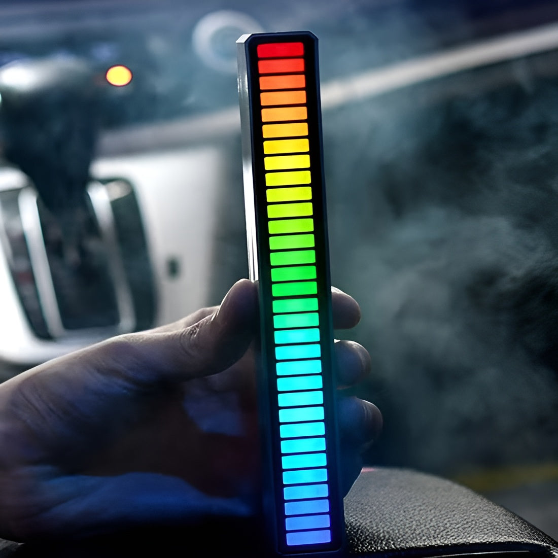 Barra de luces LED ritmo de sonido ambiental – Detalle de calidad y acabado – NQLN Store
