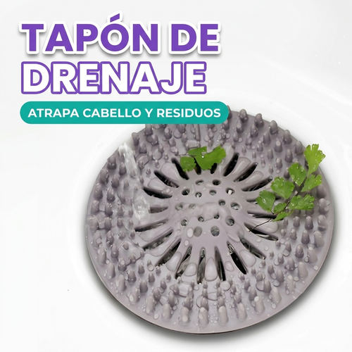 Tapon de drenaje para baño o fregadero
