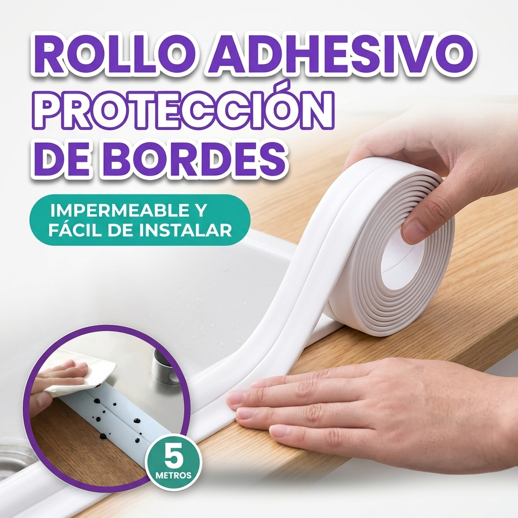 Rollo adhesivo para proteccion de bordes