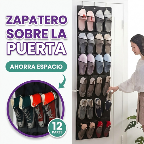 Zapatero para colgar sobre la puerta