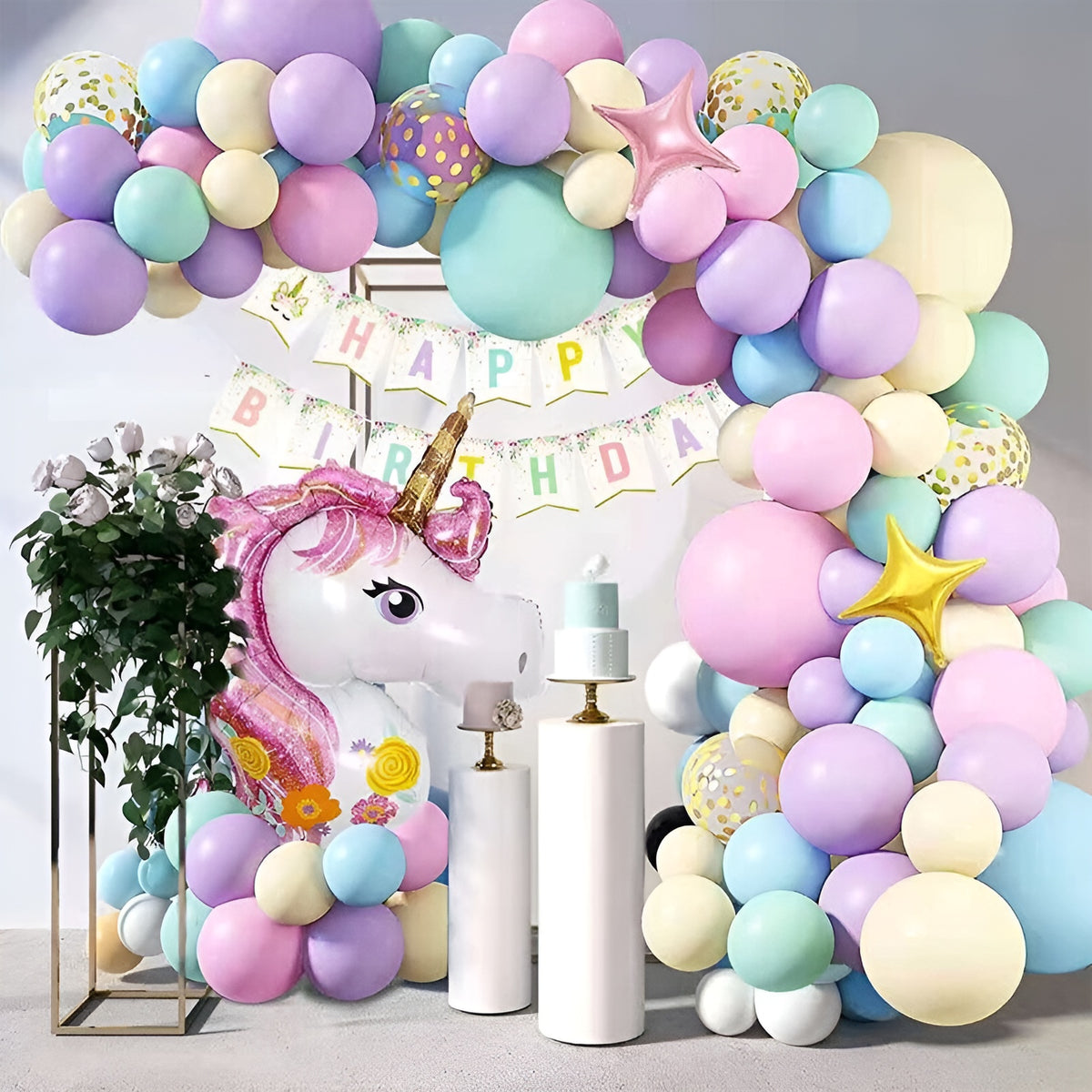 Set de Globos para Cumpleaños Unicornio – Comprar online en NQLN Store Venezuela con envío a todo el país