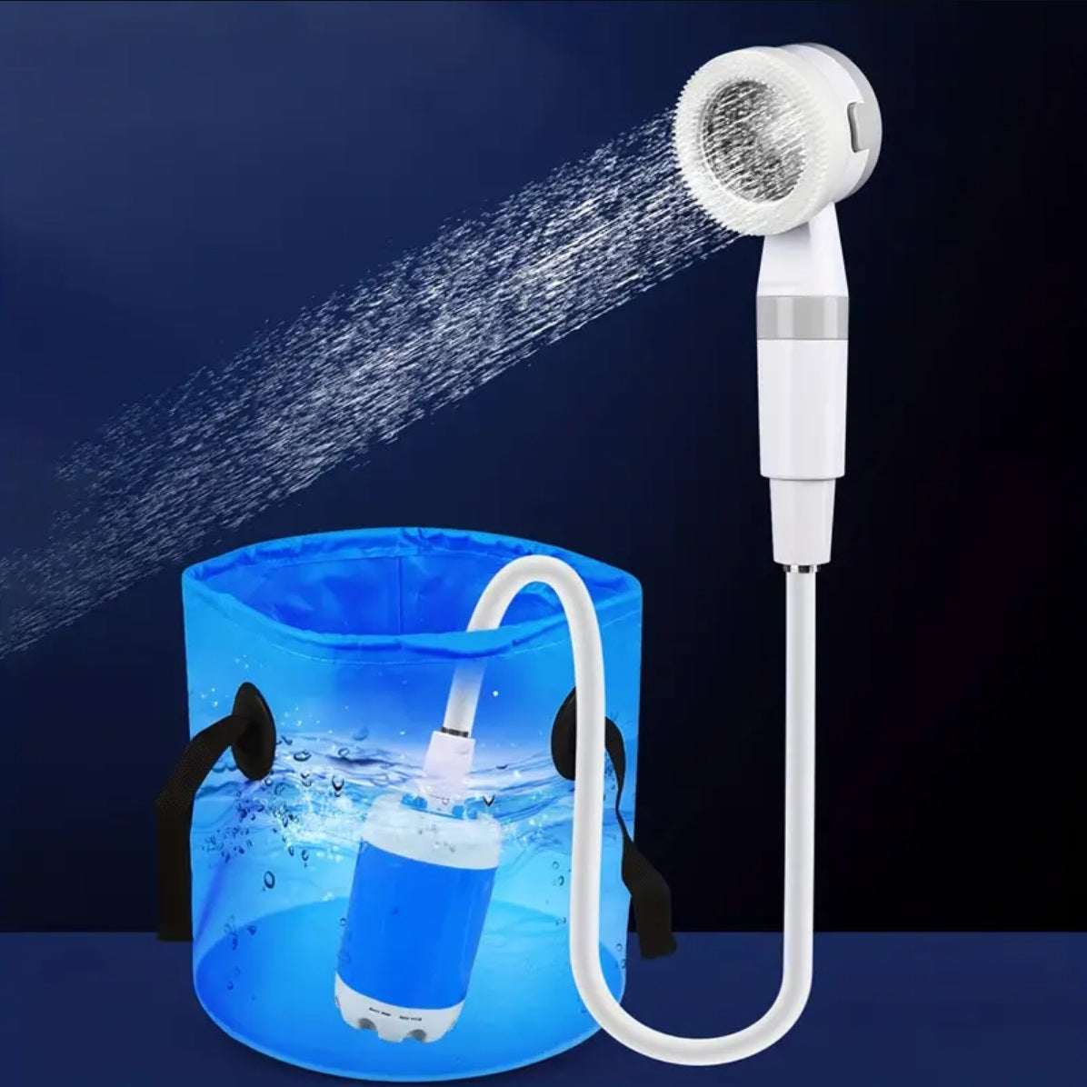 Ducha portátil para exteriores con bomba – Disponible en NQLN Store con envío gratis desde $20