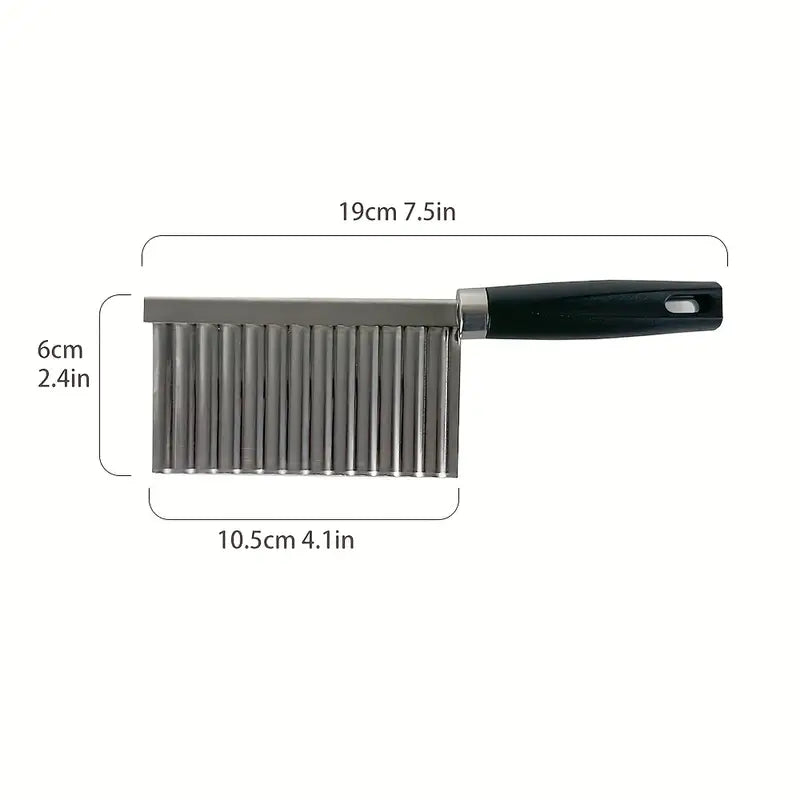 Cuchillo de corte arrugado para papas – Vista detalle del producto – NQLN Store