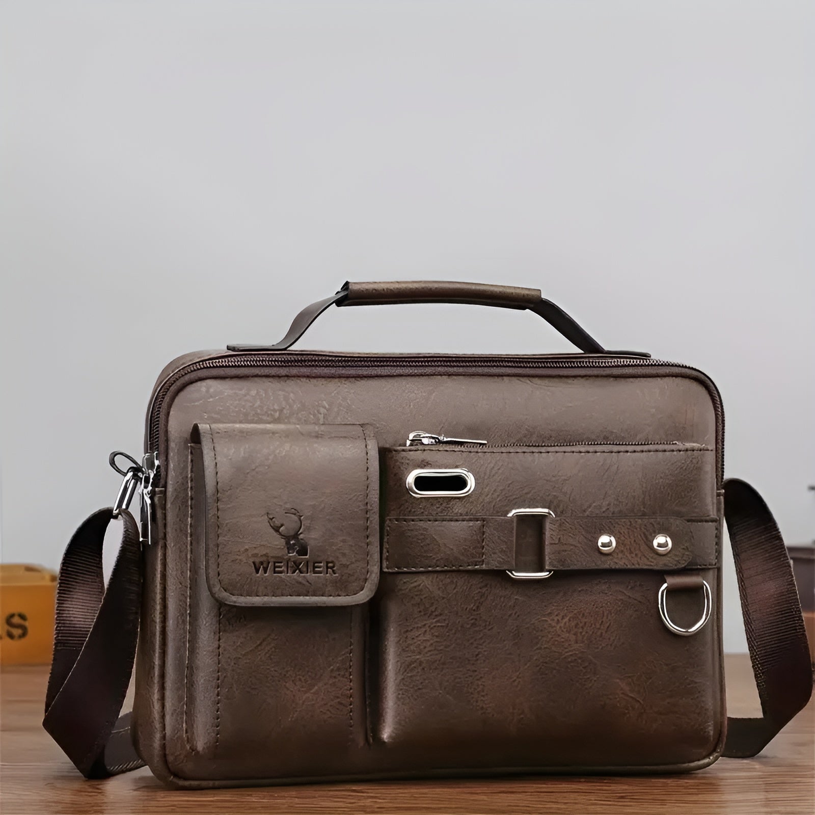 Bolso de piel para hombre – Disponible en Caracas y Margarita – NQLN Store