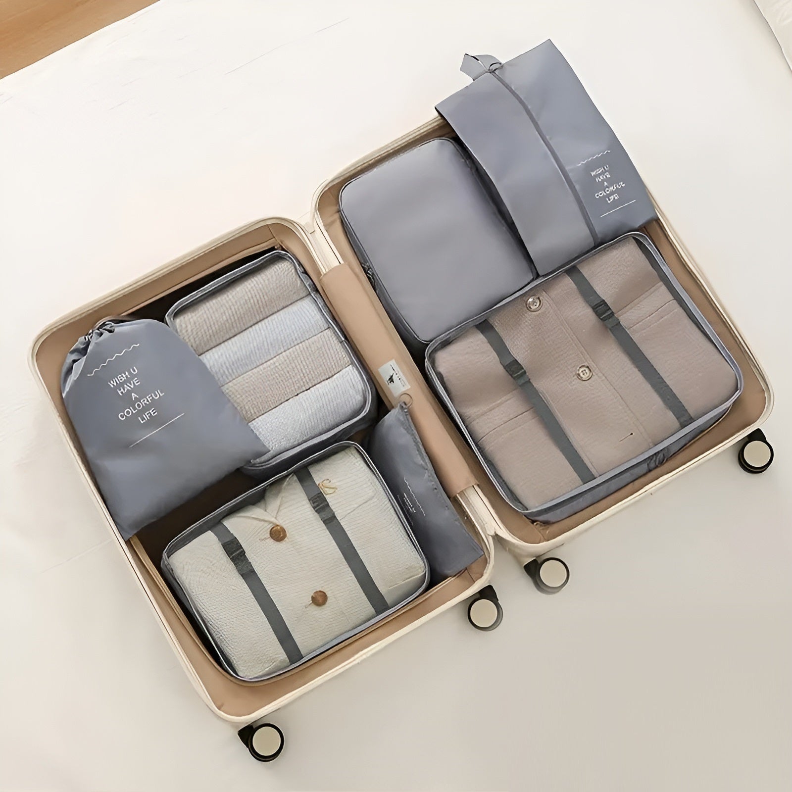 Set de bolsas de viajes (9 unidades) – Envío a toda Venezuela – NQLN Store
