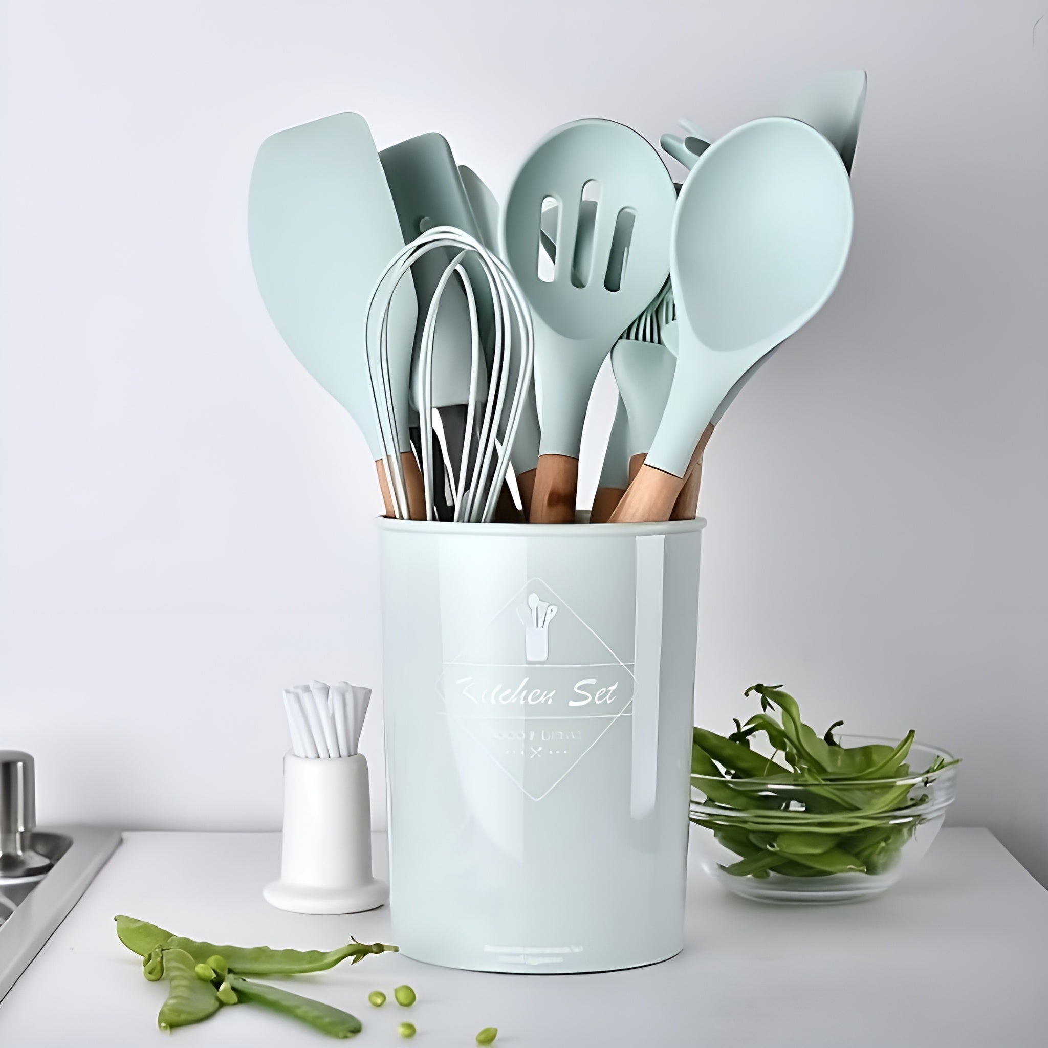 Juego de utensilios de cocina de silicona 11 unidades – Tienda online NQLN Store Venezuela
