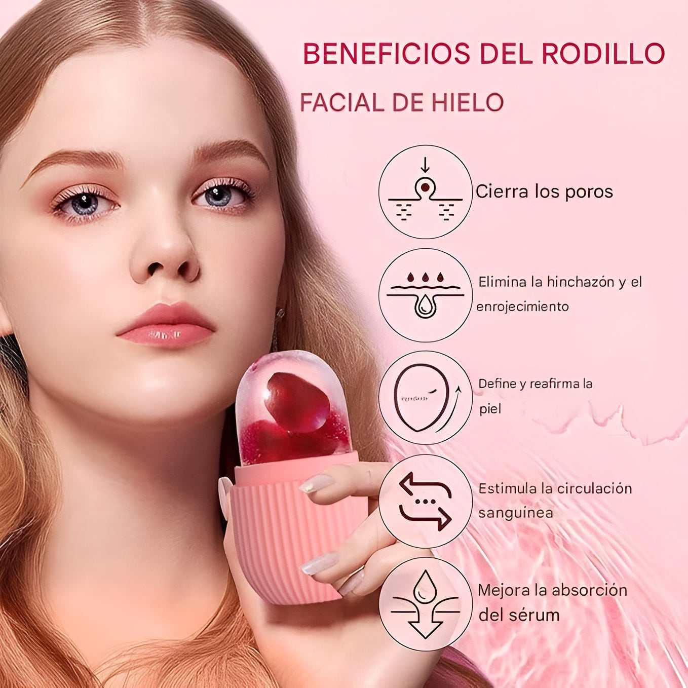 Rodillo facial de hielo – Detalle de calidad y acabado – NQLN Store