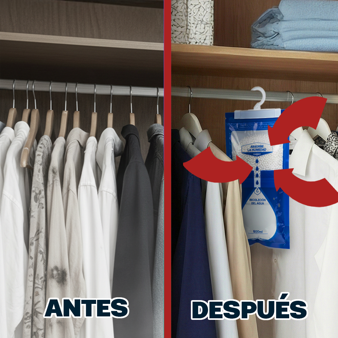 Bolsas absorbentes de humedad 500ml Vauli para closet armario deshumidificador – Detalle de calidad y acabado – NQLN Store