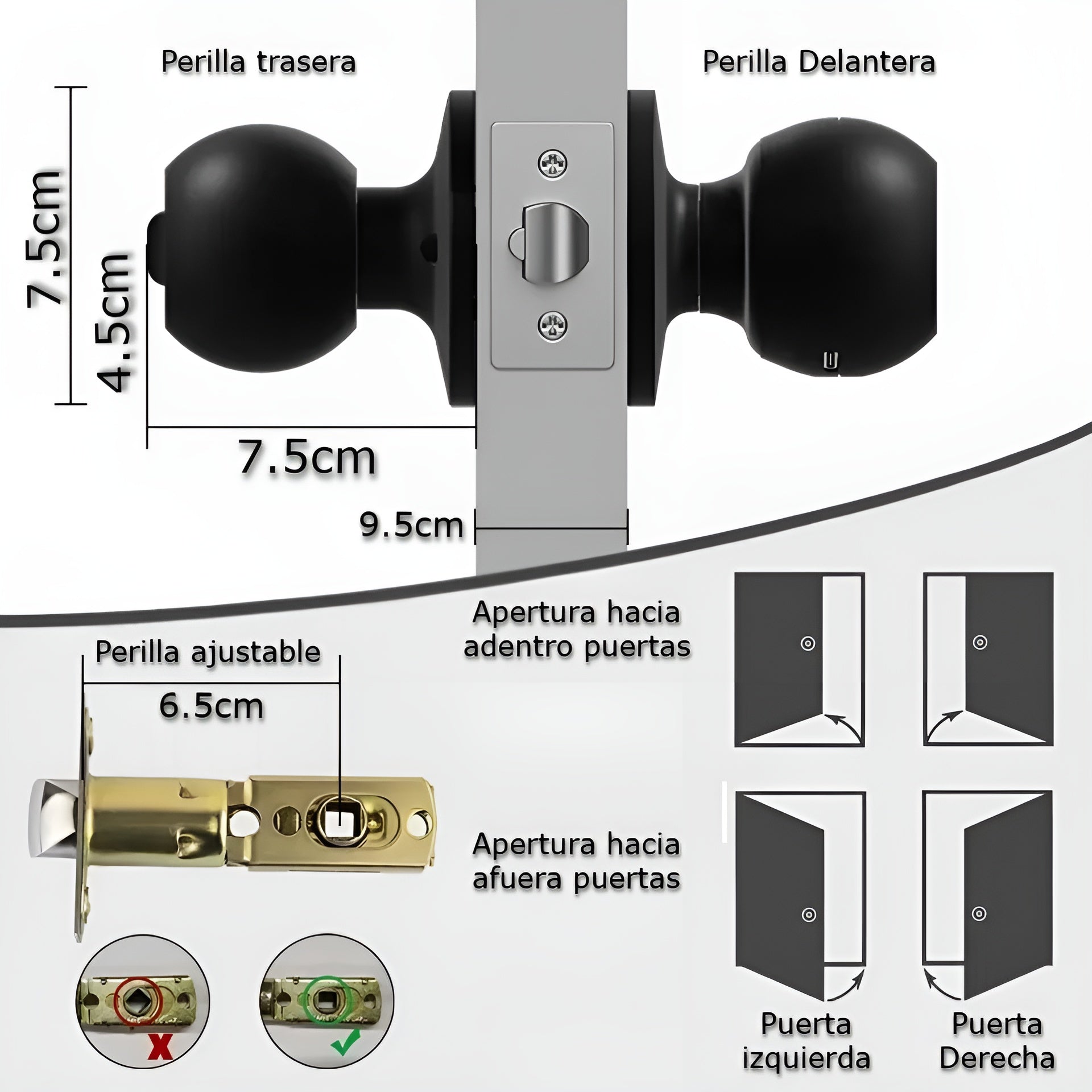 Cerradura de puerta con huella dactilar – Detalle y presentación – NQLN Store Venezuela