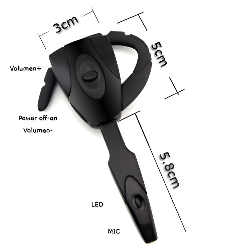Auricular De Bluetooth (recargable) para manos – Vista detalle del producto – NQLN Store