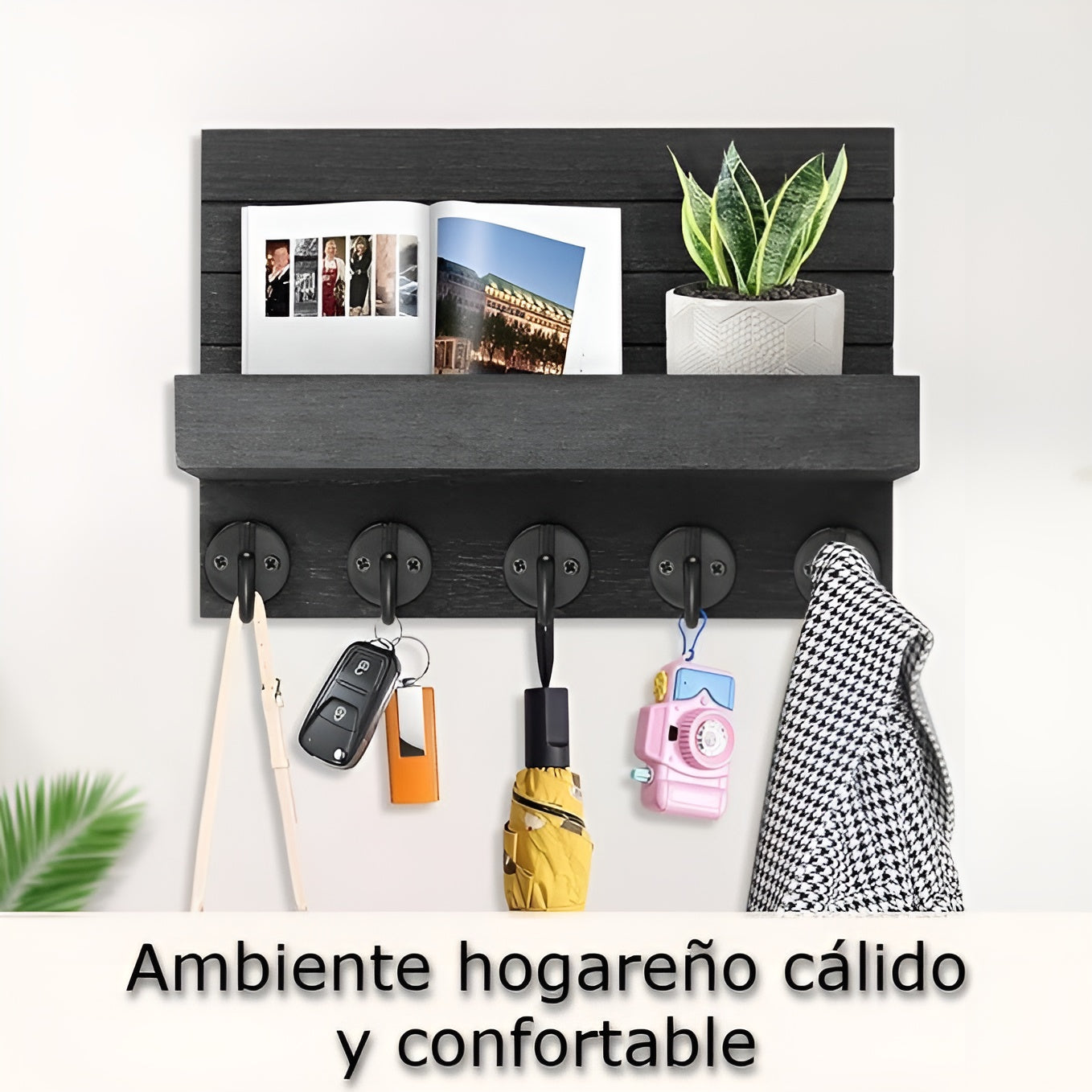 Soporte de pared para llaves – Vista adicional – Disponible en NQLN Store Venezuela