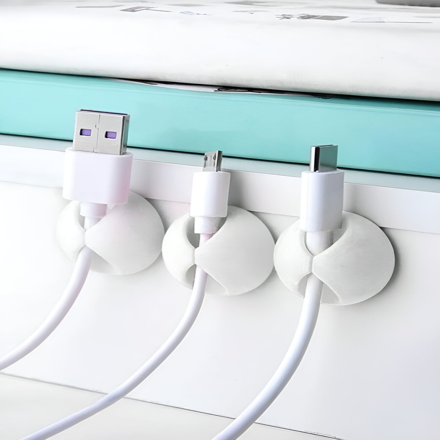 Organizador de cables de silicona – Comprar al mejor precio en NQLN Store Venezuela