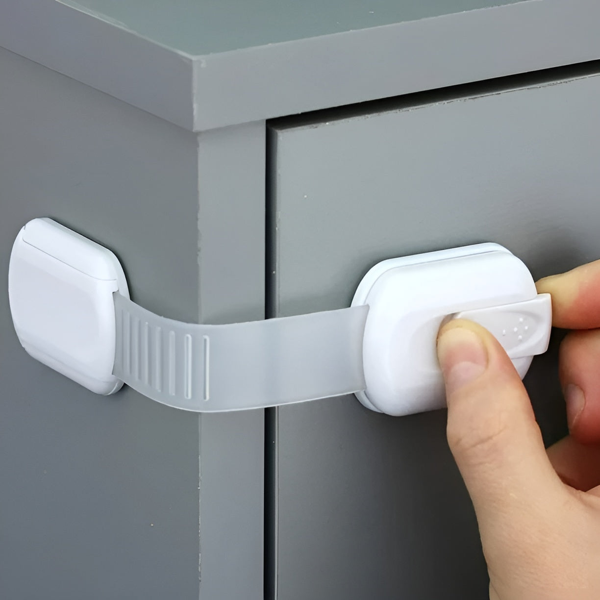 Cerradura de seguridad de puertas (Pack de 6) – Vista adicional – Disponible en NQLN Store Venezuela