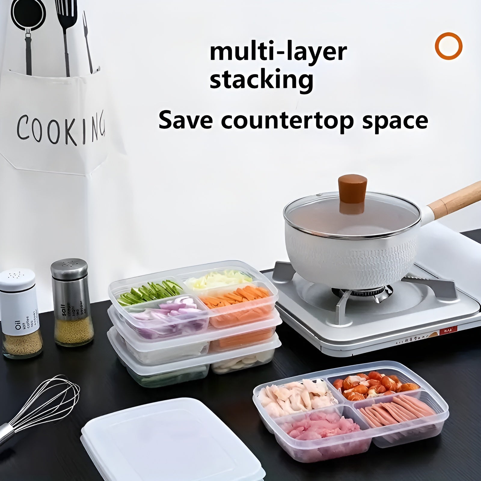 Envase para comida con divisor – Tienda online NQLN Store Venezuela