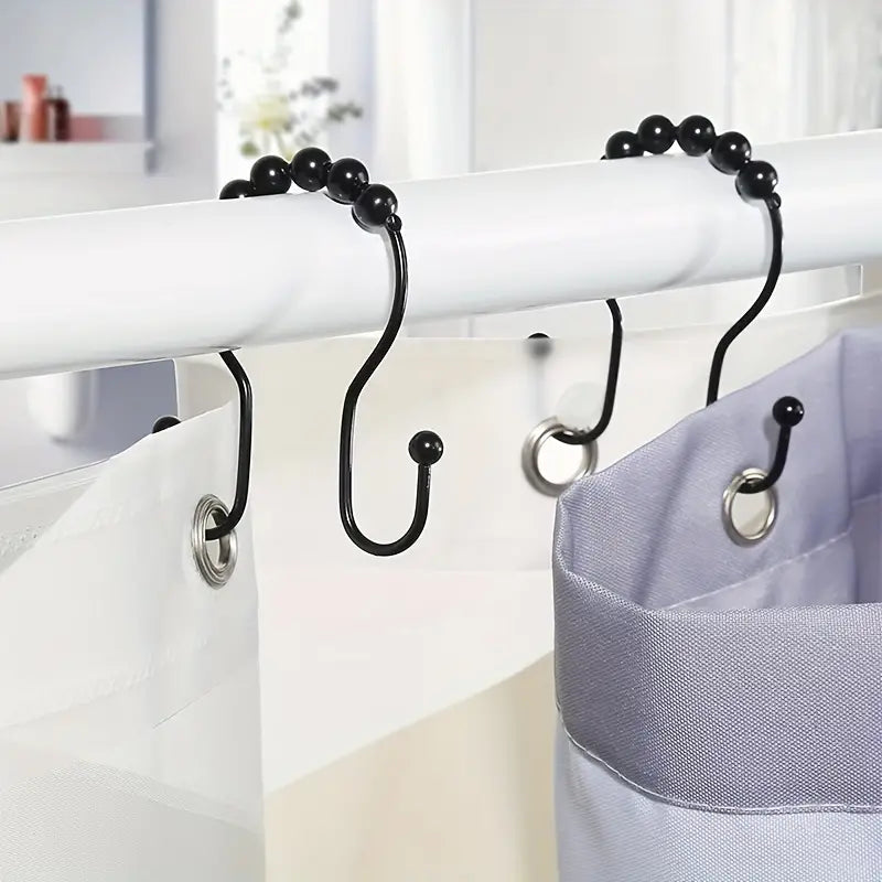 Ganchos para cortina de ducha (12 unidades) – Vista detalle del producto – NQLN Store