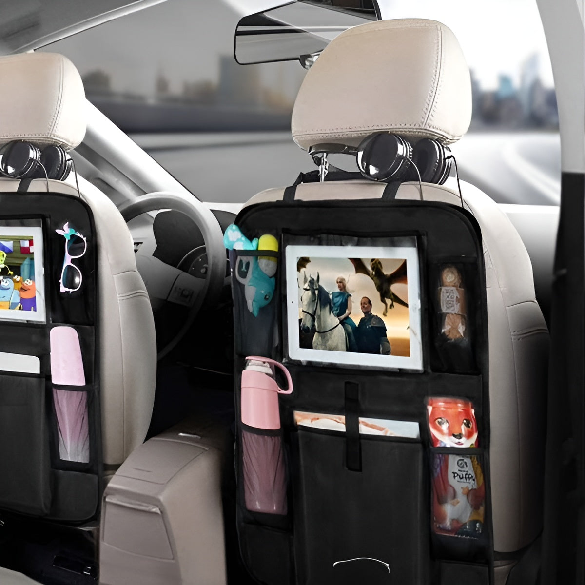 Organizador para asiento trasero de carro (1 unidad) – Envío a toda Venezuela – NQLN Store
