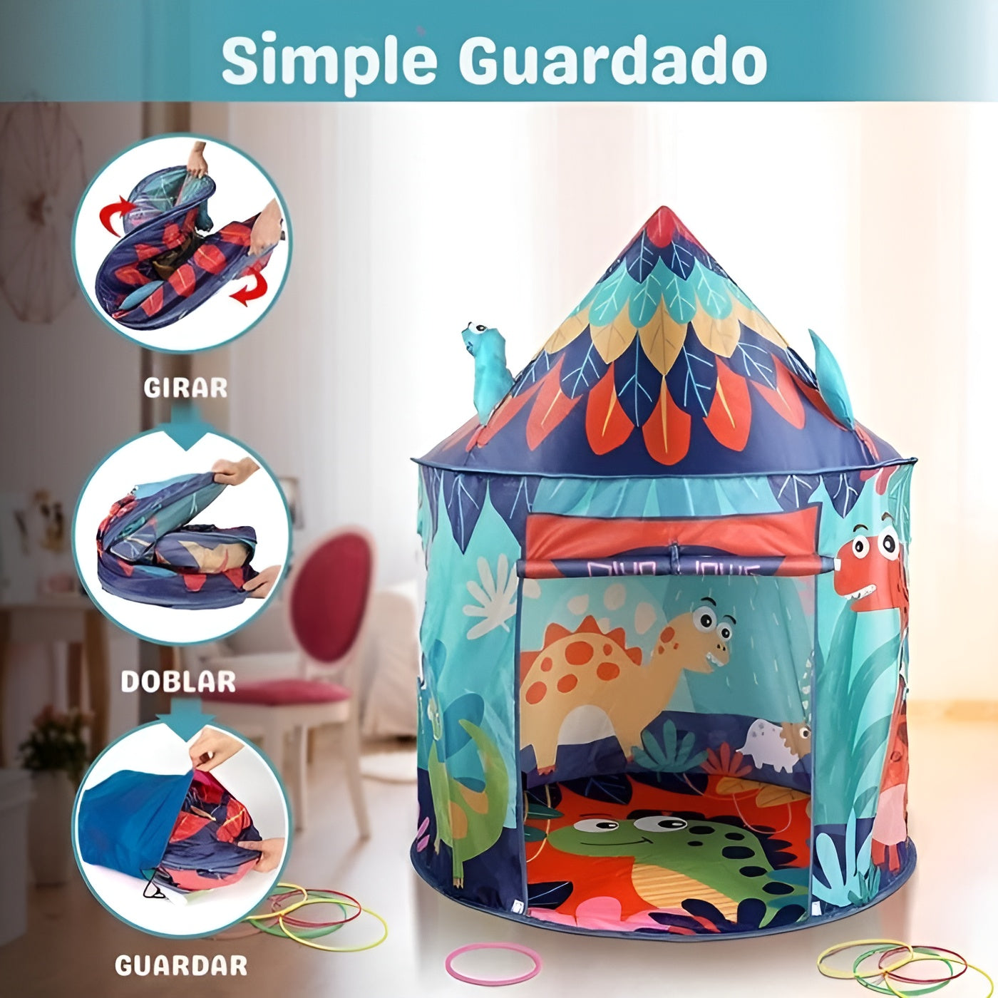 Carpa de juegos única de dinosaurios para niños como juguete – Envío a toda Venezuela – NQLN Store
