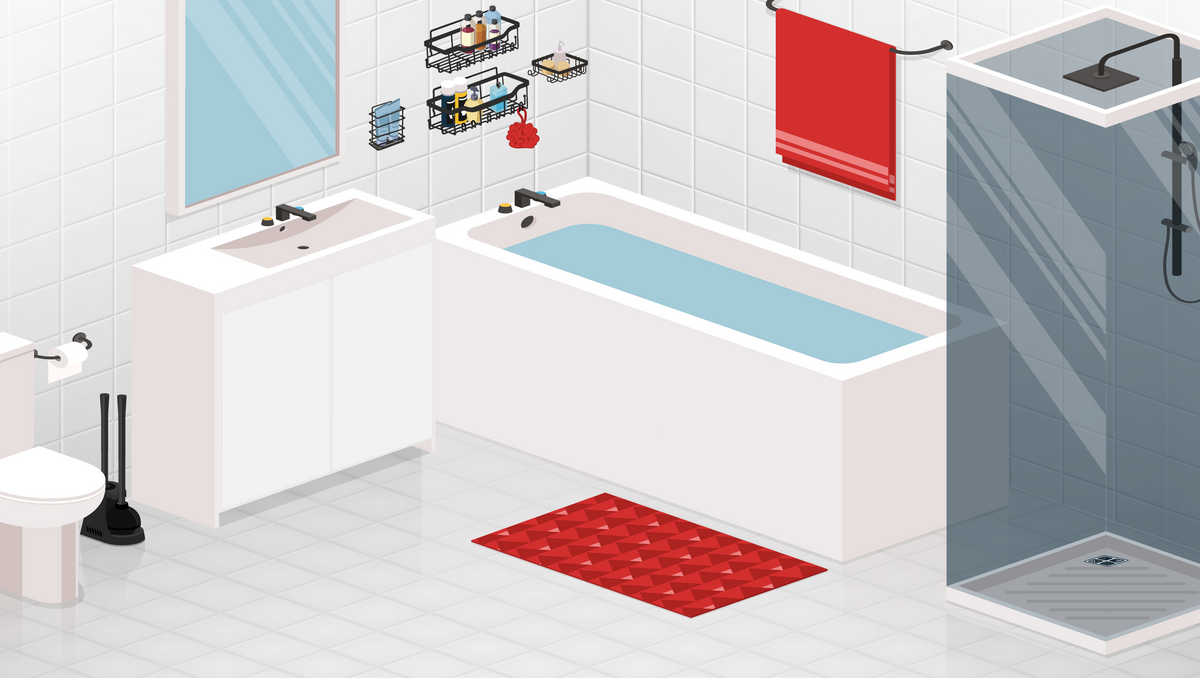 Baño con productos Vauli