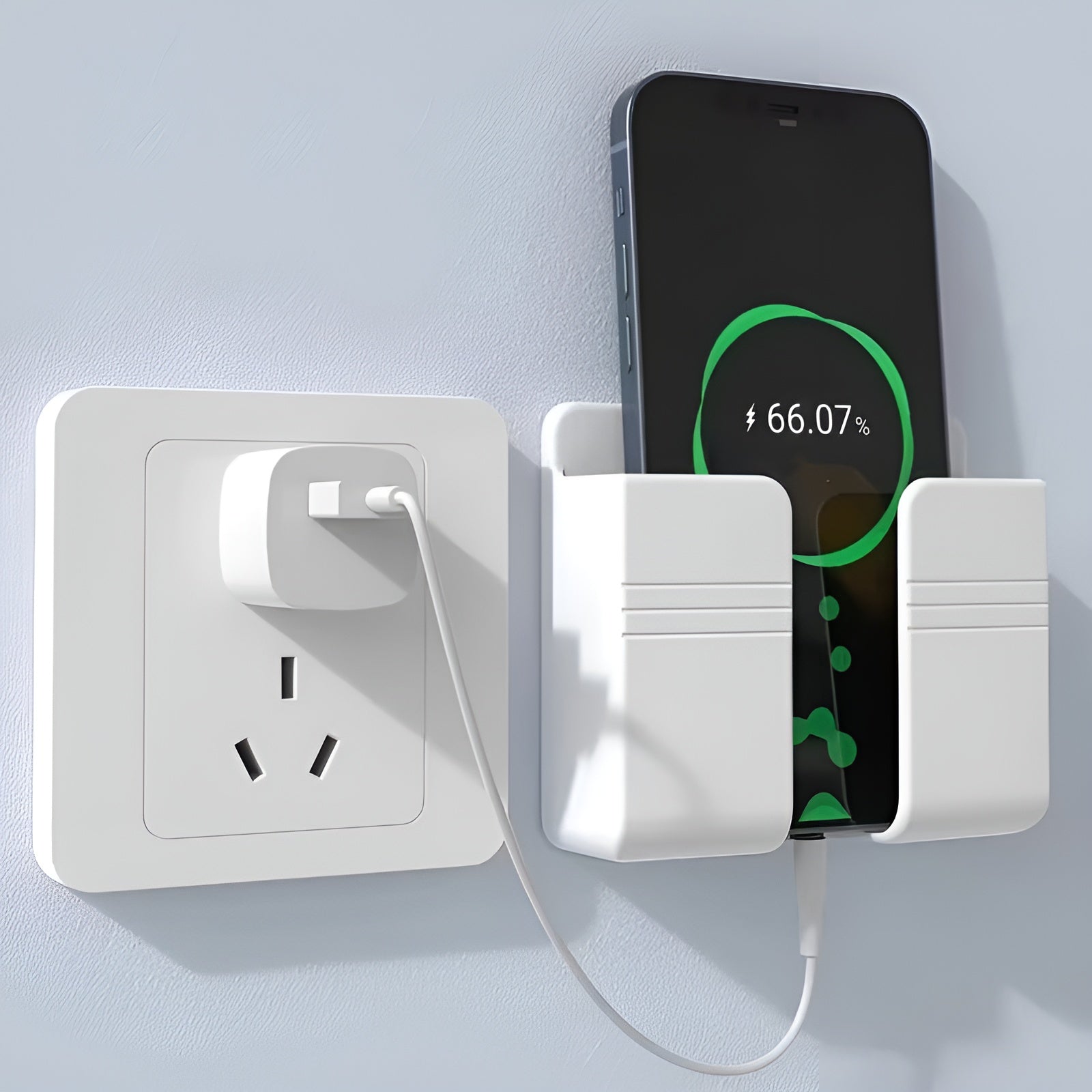 Soporte de pared para telefono (Pack de 5) – Detalle y presentación – NQLN Store Venezuela