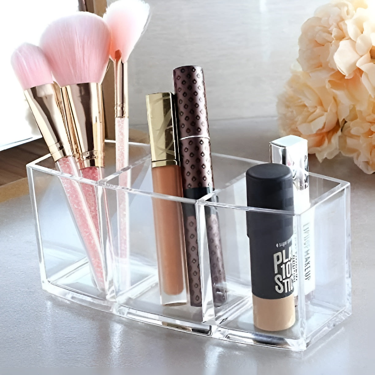 Organizador de maquillaje de 3 secciones – Tienda online NQLN Store Venezuela
