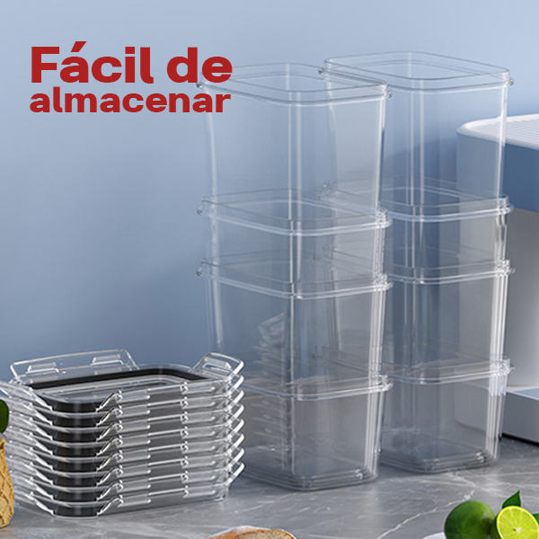 Envases Hermeticos 14 unidades Vauli – Detalle de calidad y acabado – NQLN Store