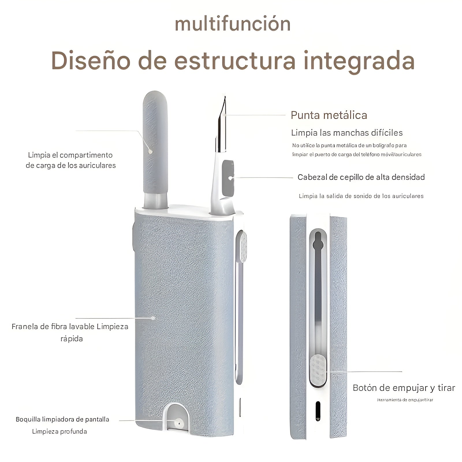 Kit de limpieza 3 en 1 de auriculares – Tienda online NQLN Store Venezuela