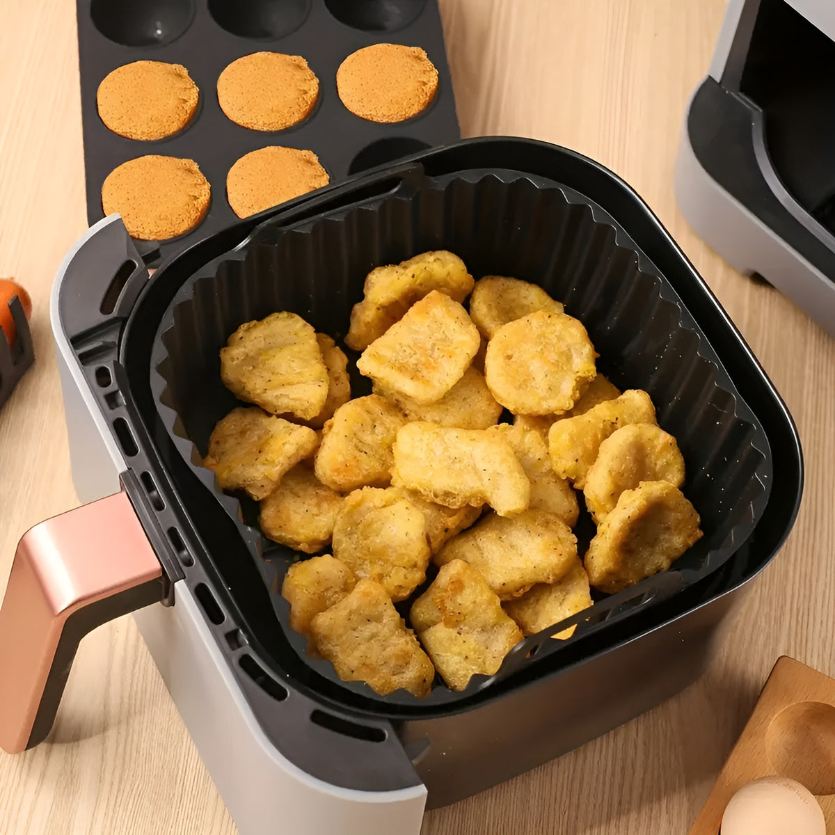 Cesta de Silicona Para Freidora De Aire Cuadrada – Comprar online en NQLN Store Venezuela con envío a todo el país
