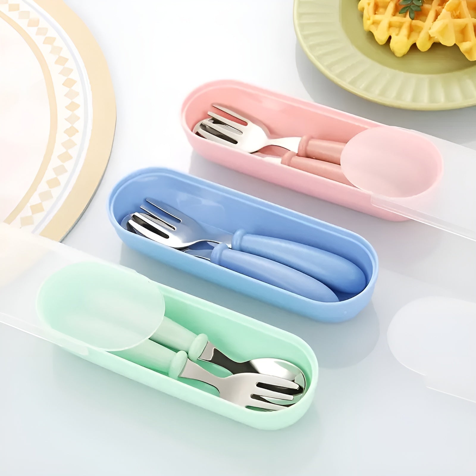 Juego de cubiertos para bebe – Disponible en NQLN Store con envío gratis desde $20