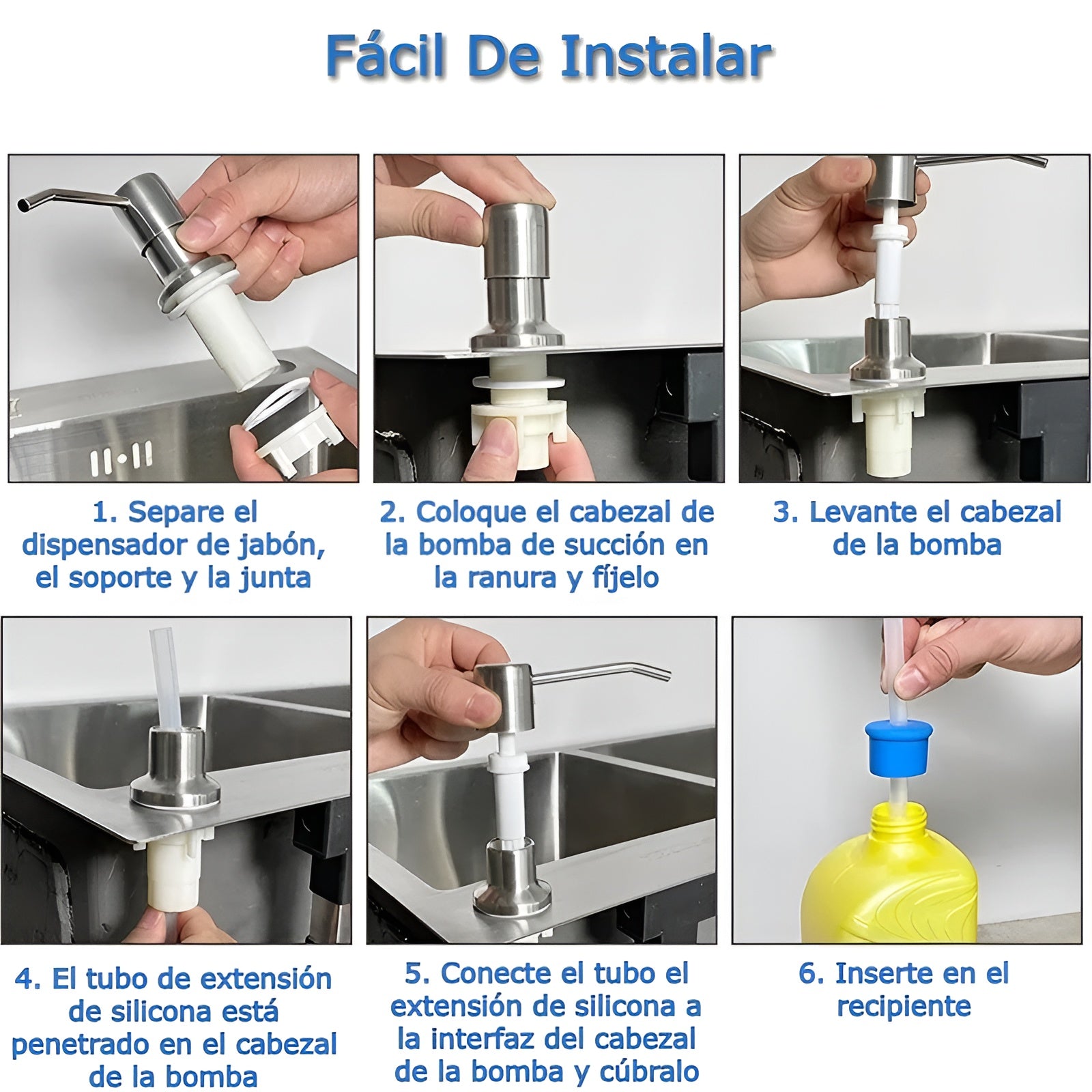 Dispensador de jabon para Fregadero De Cocina – Comprar al mejor precio en NQLN Store Venezuela