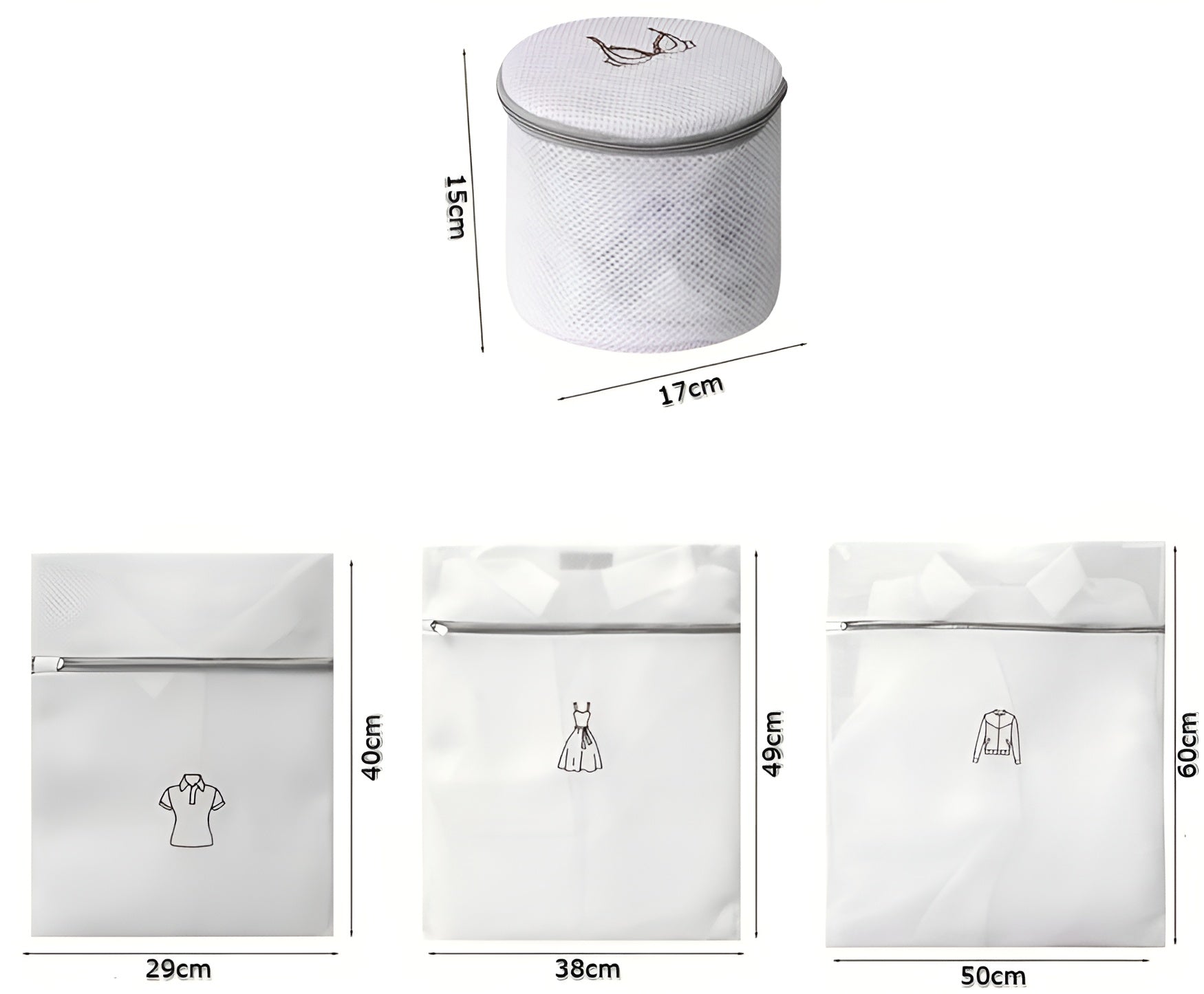 Bolsas de Lavandería (Set de 4) – Disponible en Caracas y Margarita – NQLN Store