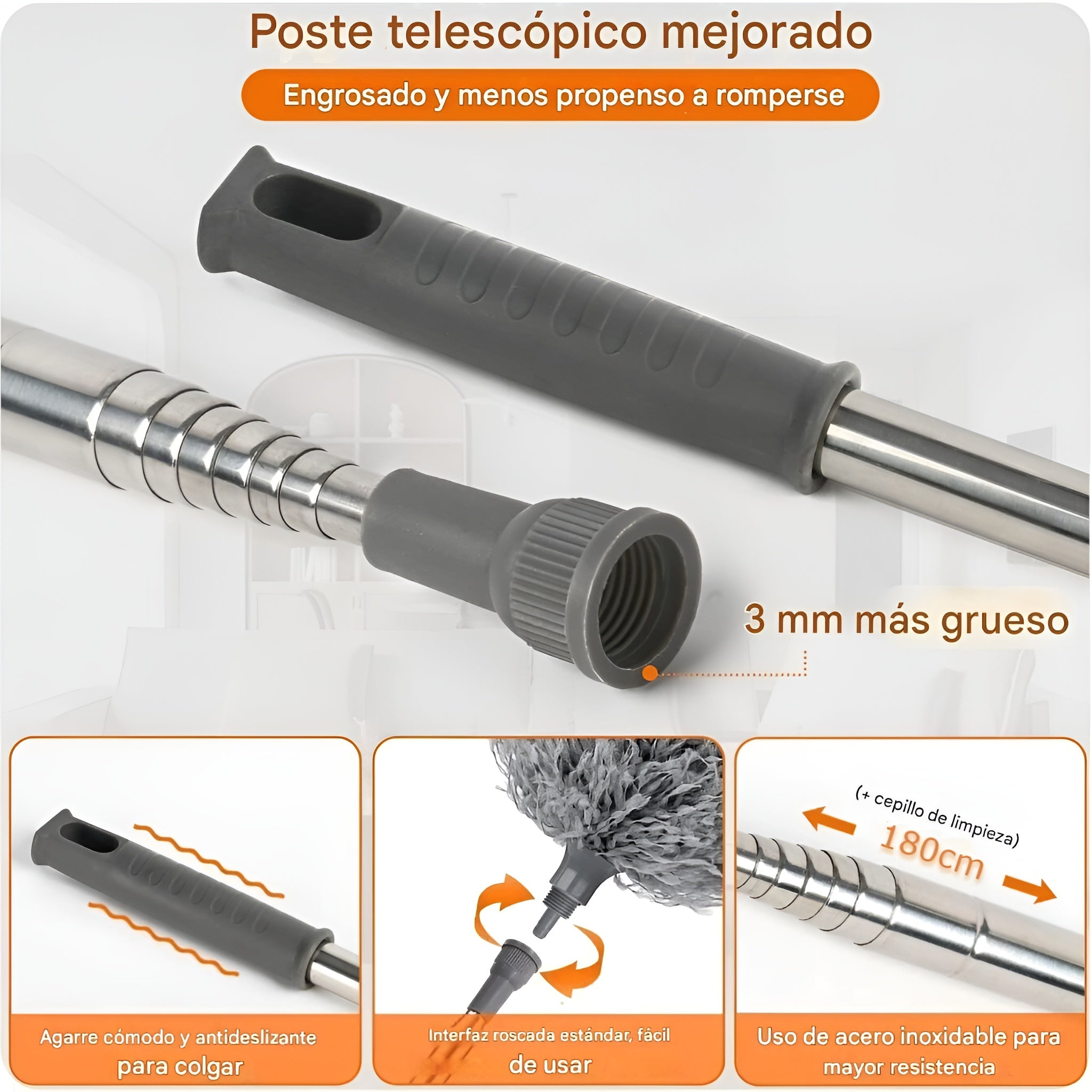 Kit de plumero con poste de extension – Comprar al mejor precio en NQLN Store Venezuela