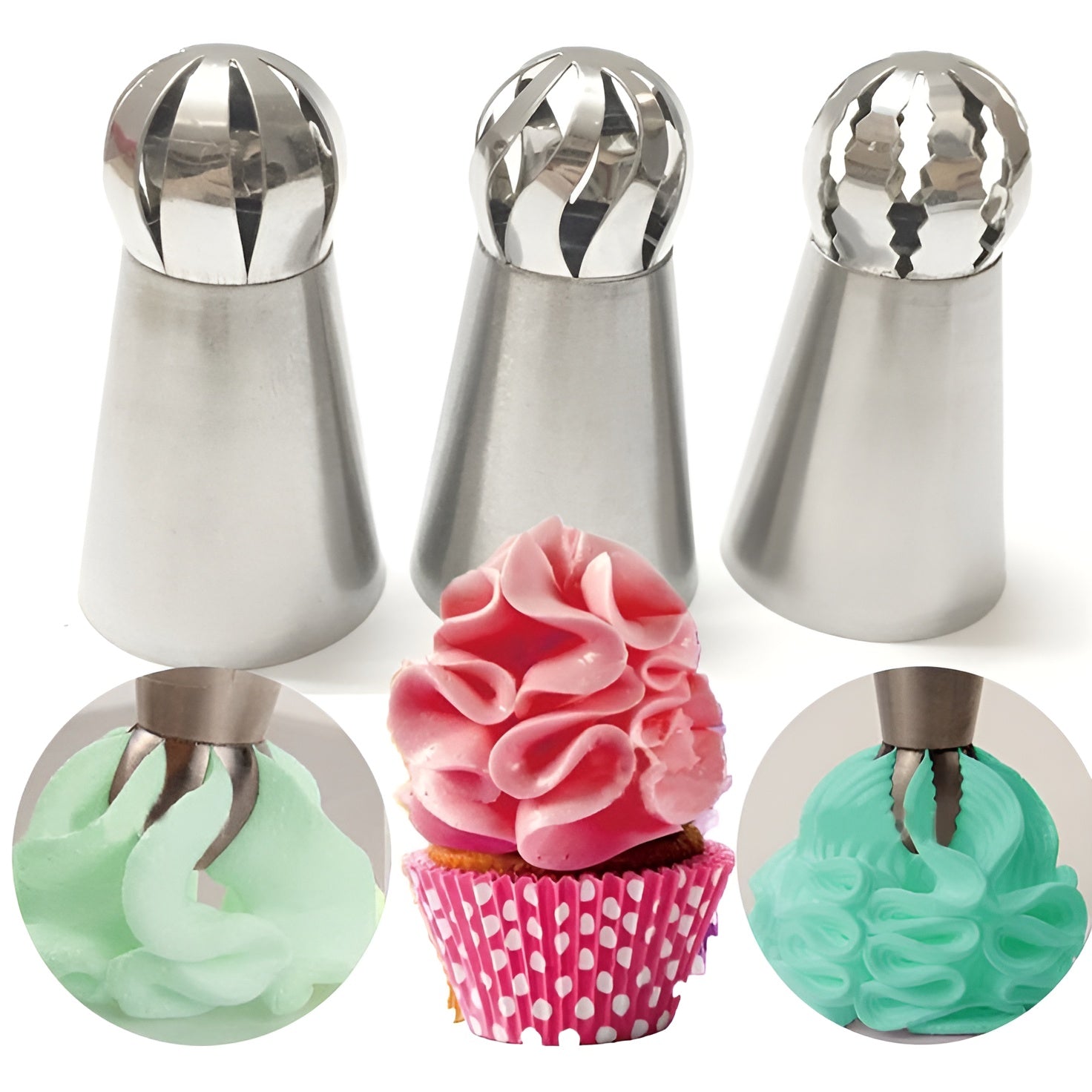 Puntas de glaseado para decoración (Set de 3) – Comprar online en NQLN Store Venezuela con envío a todo el país