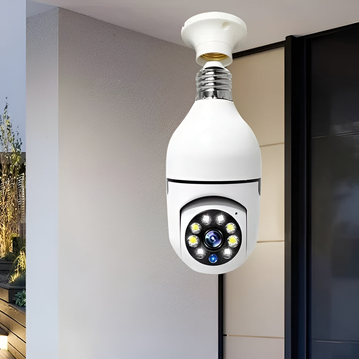 Cámara Bombilla de Seguridad – Vista de cerca del producto – NQLN Store