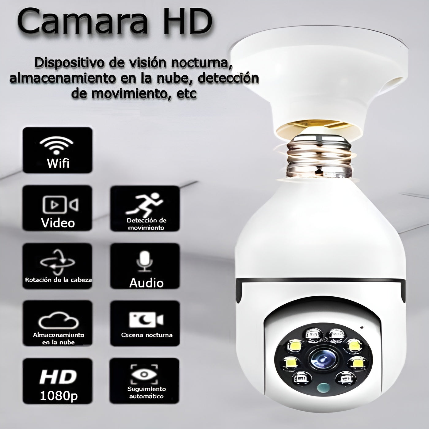 Cámara Bombilla de Seguridad – Tienda online NQLN Store Venezuela
