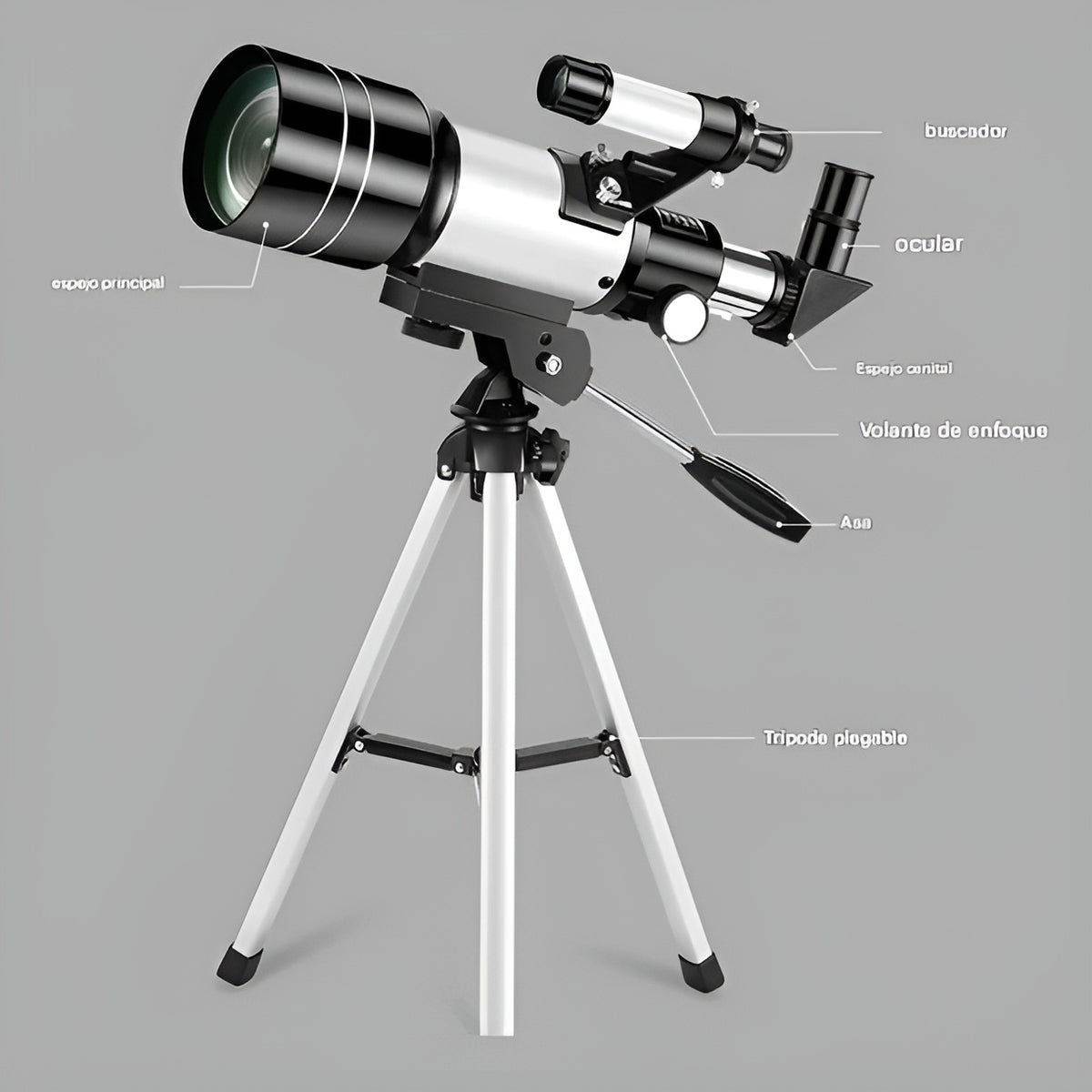 Telescopio astronomico refractor – Detalle y presentación – NQLN Store Venezuela