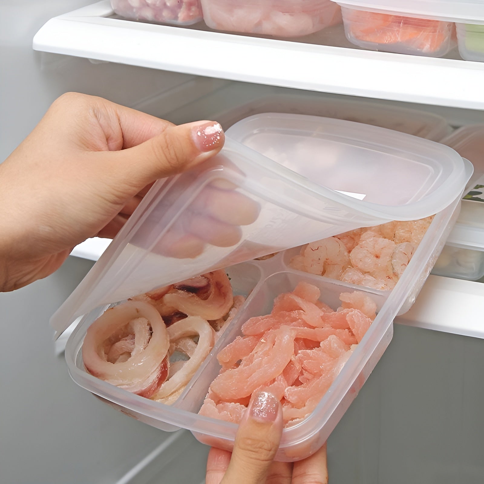 Envase para comida con divisor – Tienda online NQLN Store Venezuela