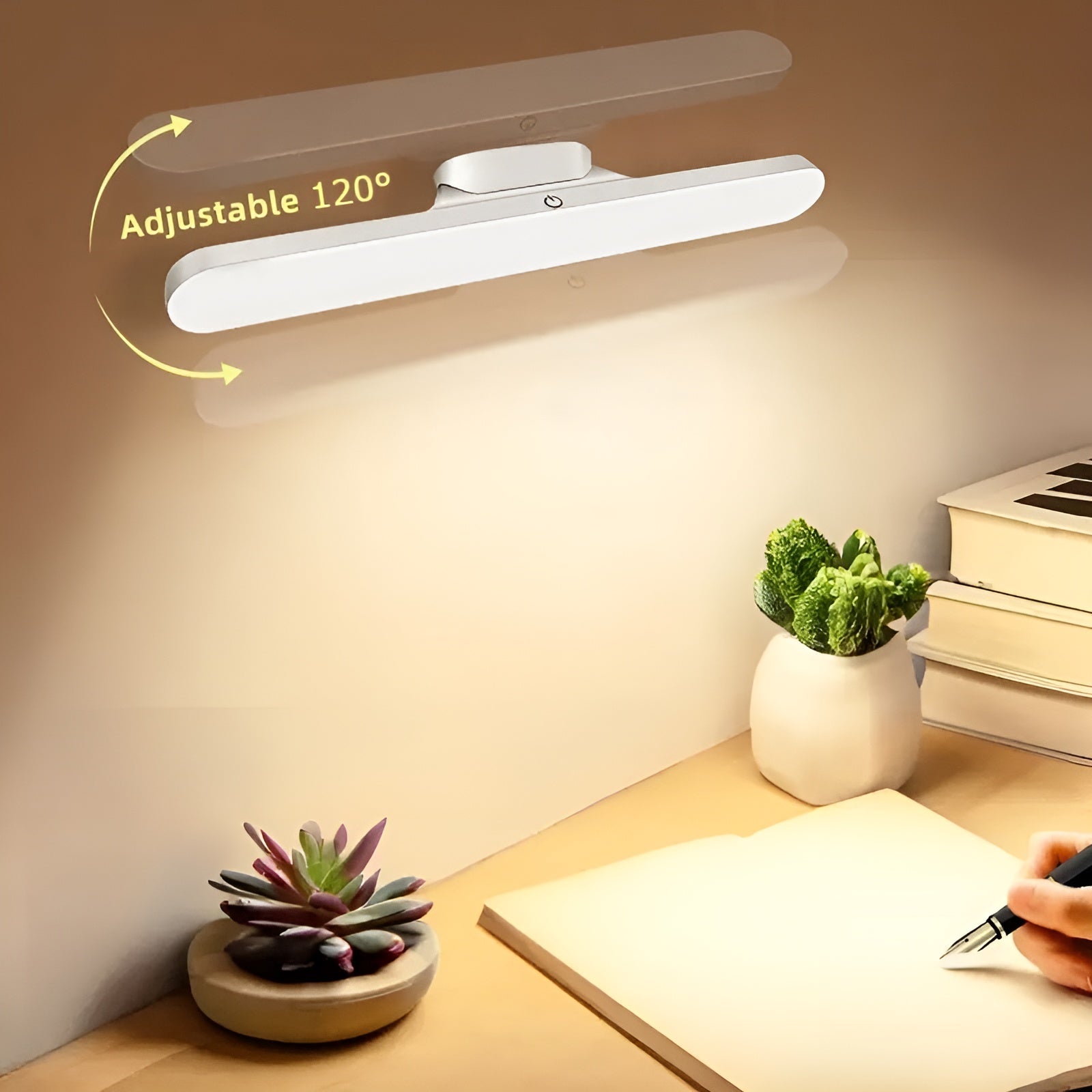 Lámpara magnética giratoria recargable – Detalle de calidad y acabado – NQLN Store