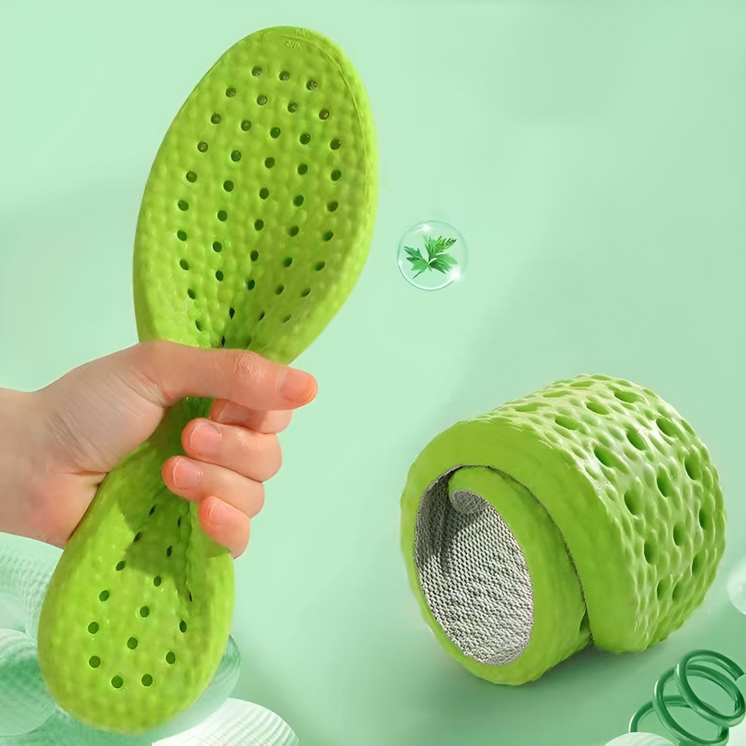 Plantillas Deportivas Transpirables – Vista de cerca del producto – NQLN Store