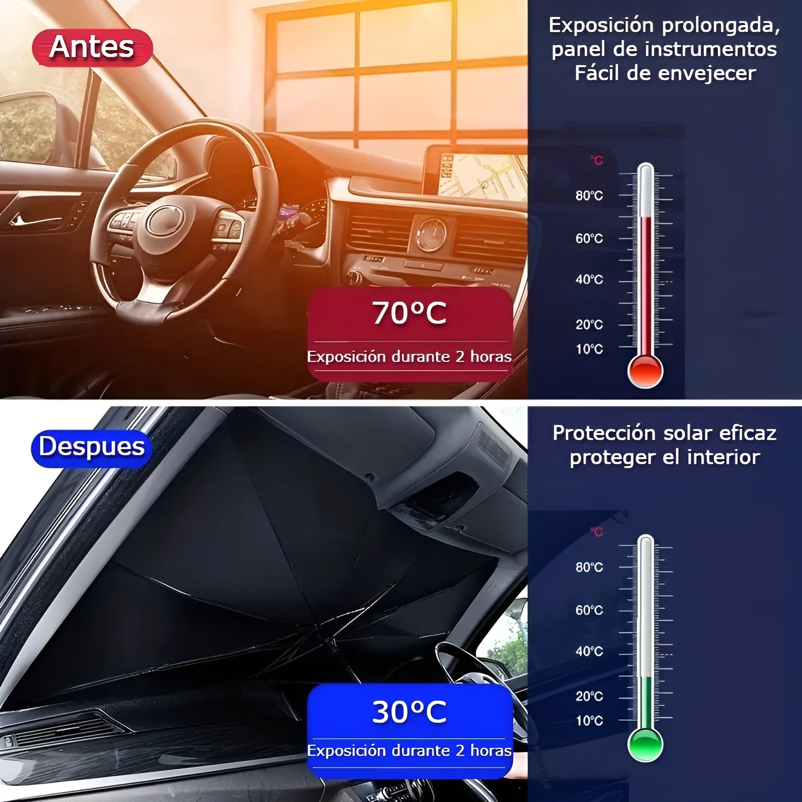 Tapasol para parabrisas de carro – Envío a toda Venezuela – NQLN Store