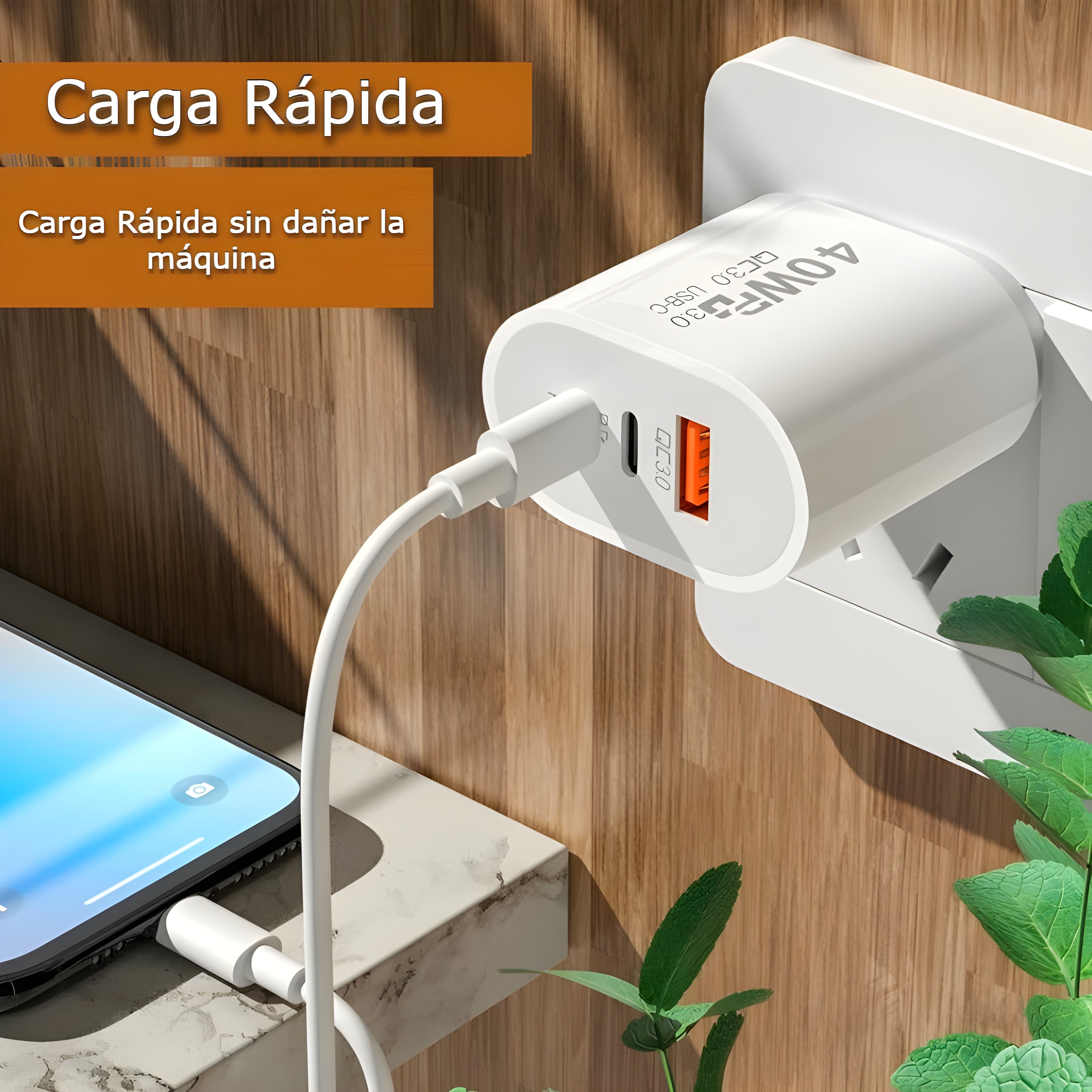 Cargador 3 USB de 40W – Disponible en Caracas y Margarita – NQLN Store